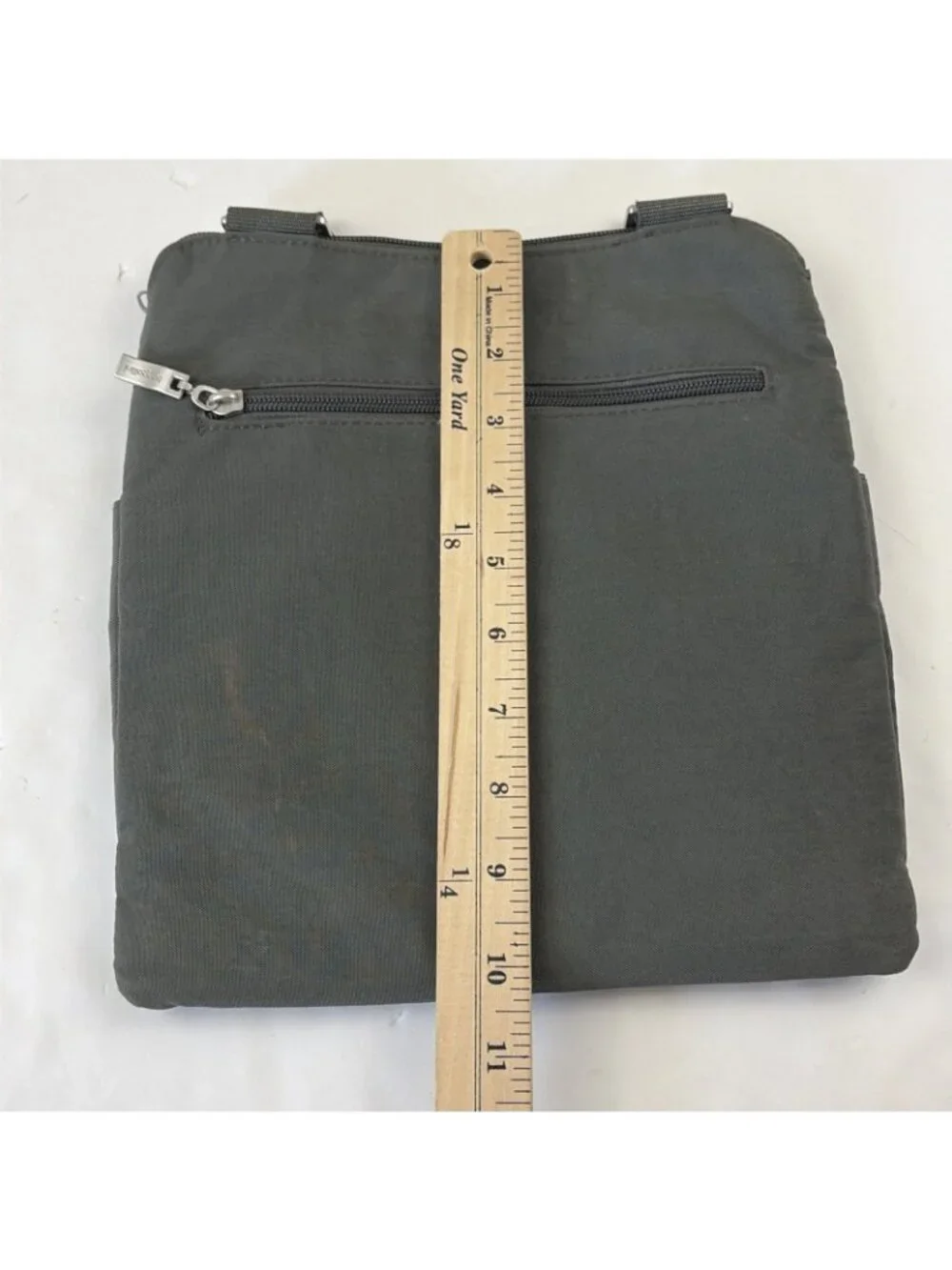 Baggallini Horizon Crossbody Lightweight Water-Resistant Travel Dark Gray Bag